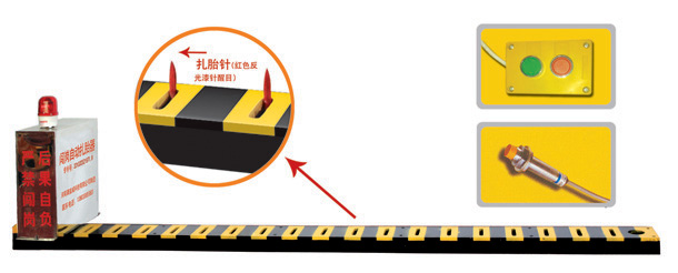 宜阳县V3嵌入式闯岗自动扎胎器/阻车器